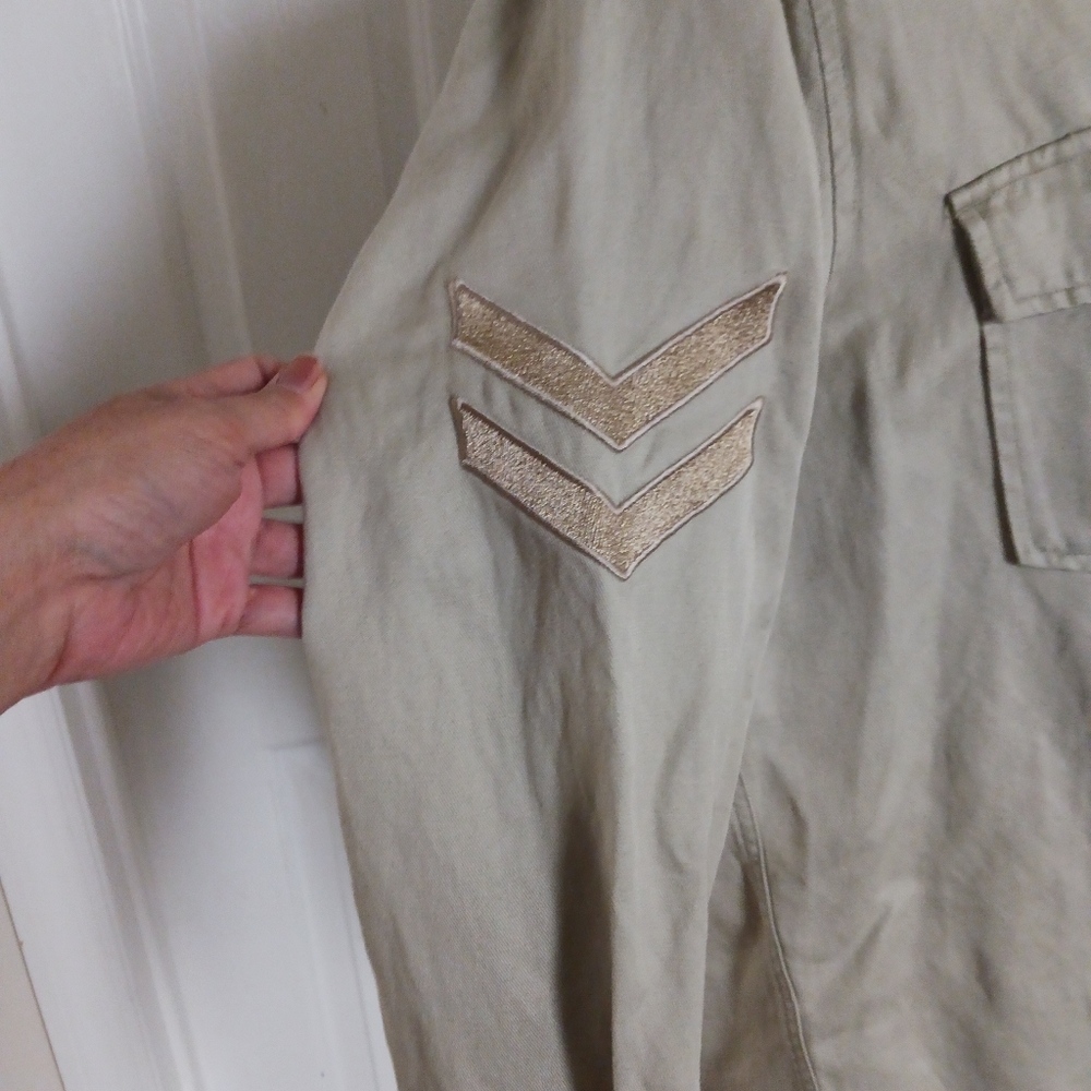 Rails Revolve Conrad Military Jacket in Pistachio Arrow Patch - Picture 11 of 16